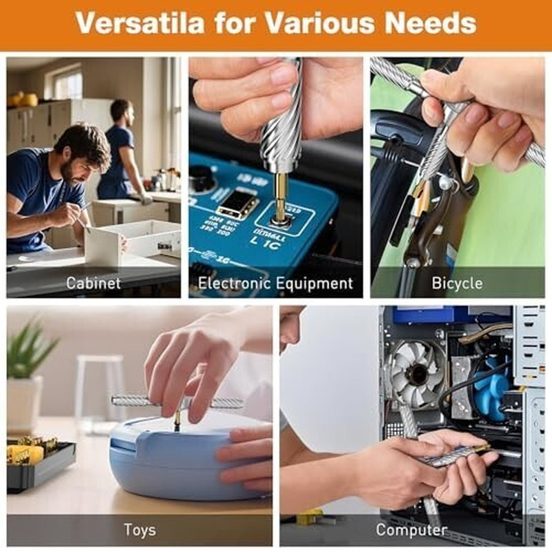 Screwdriver 30 in 1, Magnetic Screwdriver Set with T Ratchet Handle Repair Tool