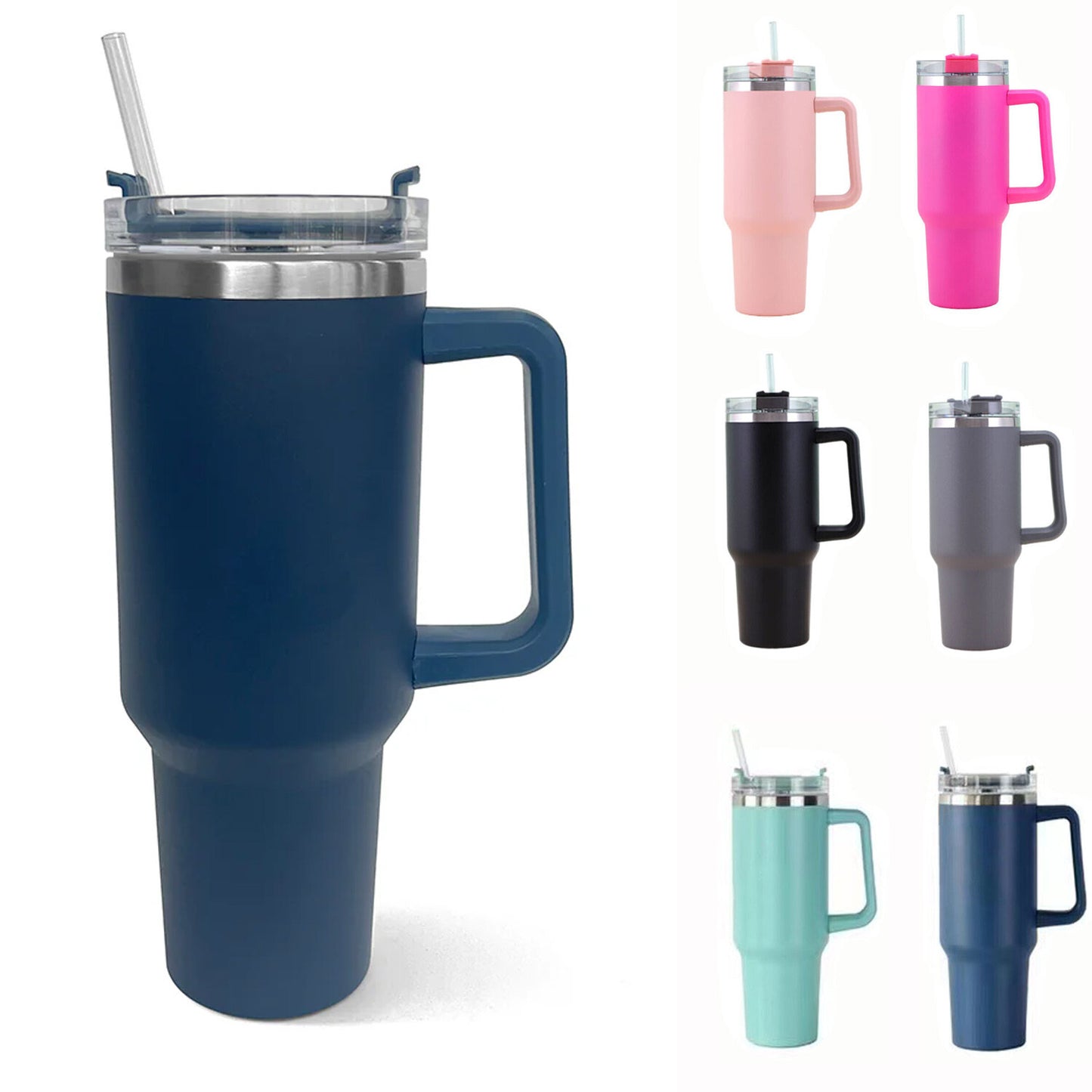 40 Oz Tumbler Stainless Steel Vacuum Insulated Tumbler with Lid and Straw Gift