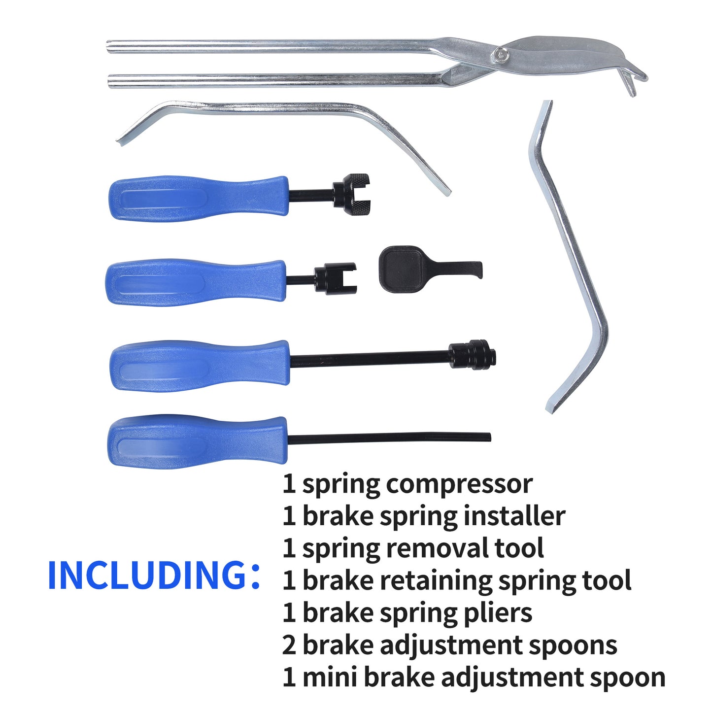 8Pc Professional Drum Brake Tool Kit – Removal and Installation Tools