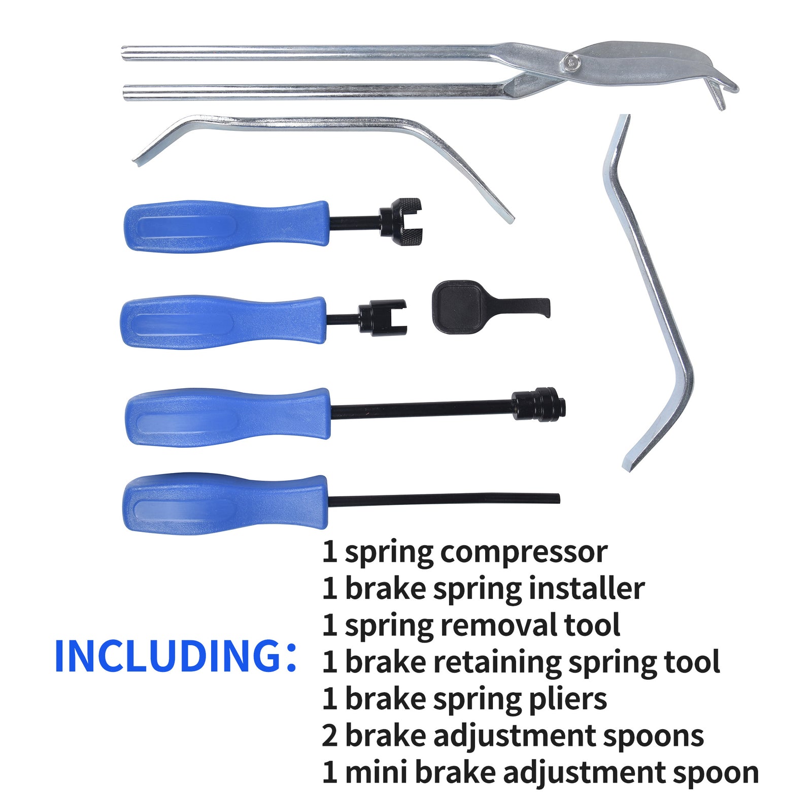 8Pc Professional Drum Brake Tool Kit – Removal and Installation Tools