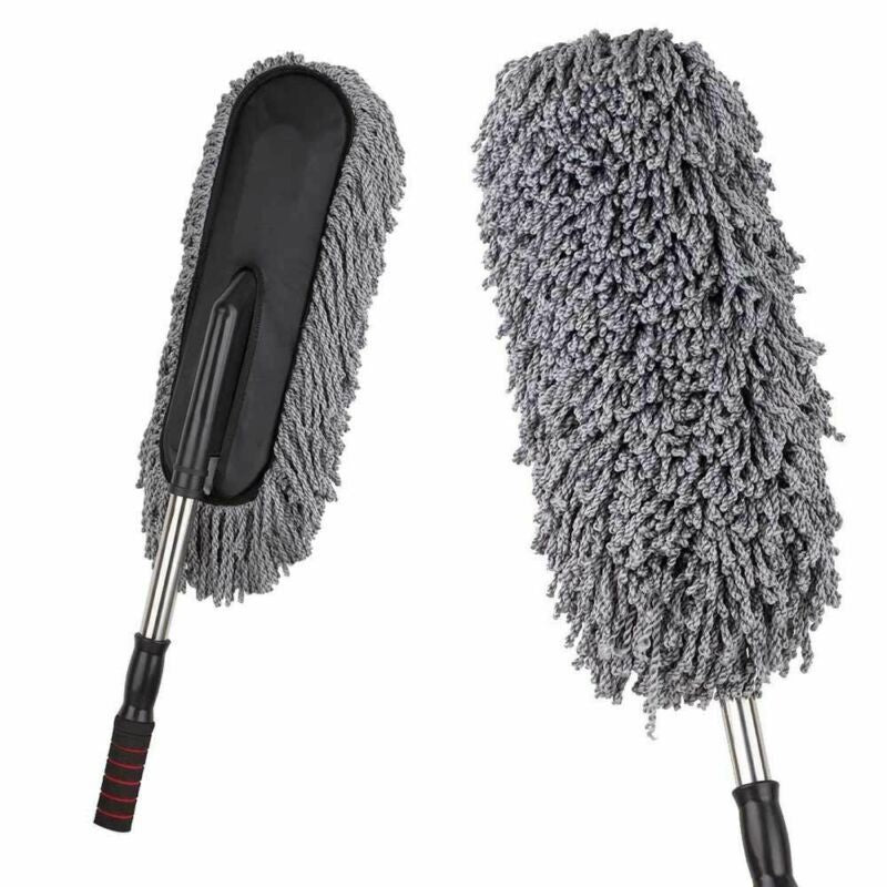 Adjustable Telescopic Car Wash Brush Kit Mop Long Handle Vehicle Cleaning Tool