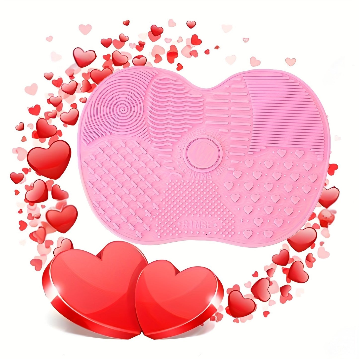 Silicone Makeup Brush Cleaning Pad: Reusable, Portable Cleaning Tool