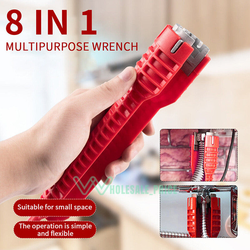 8 in 1 Faucet and Sink Installer Multi Tool Plumbing Repair Removal Tool USA