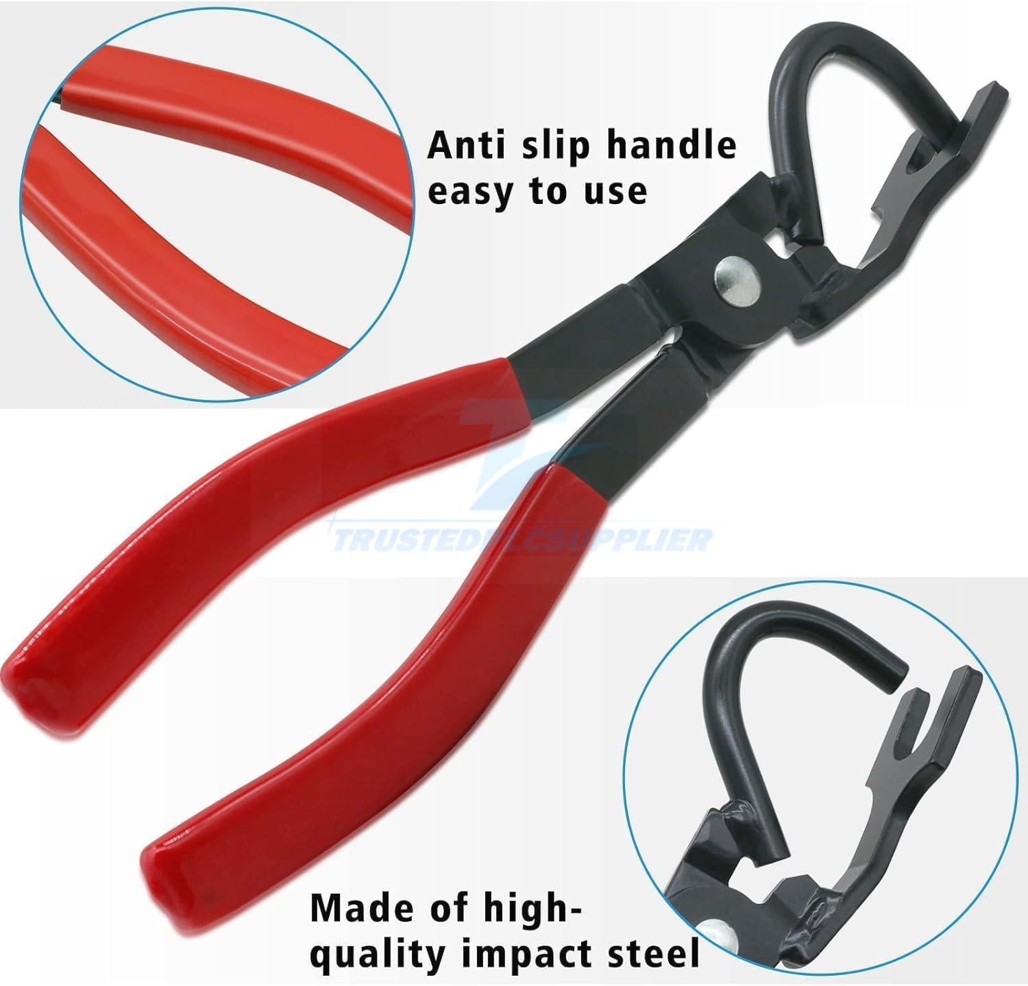 Heavy Duty Exhaust Hanger Removal Pliers Grommets Removal Tool Muffler Rubber Hanger Plier