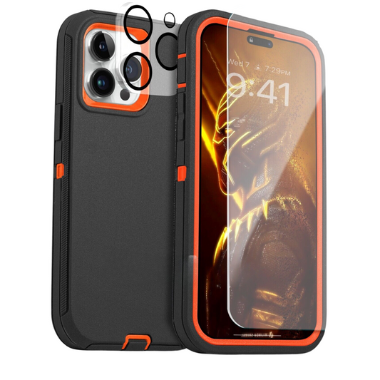 Shockproof Heavy Duty Rugged Case Cover for Iphone 14 15, Plus, Pro, Pro Max