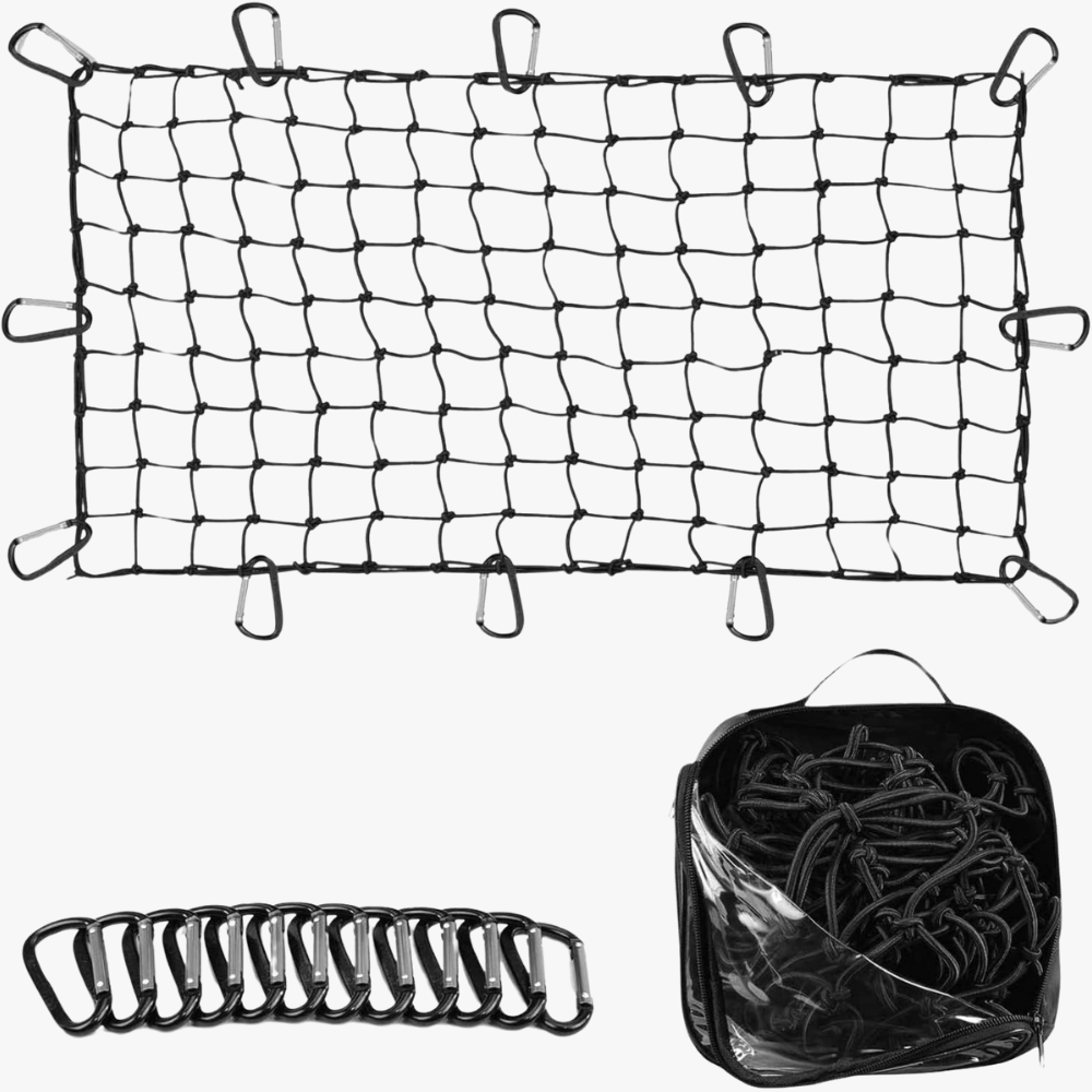 Heavy-Duty Cargo Net for Pickup Truck Bed 4 x 6 Foot  Holds Small and Large Loads