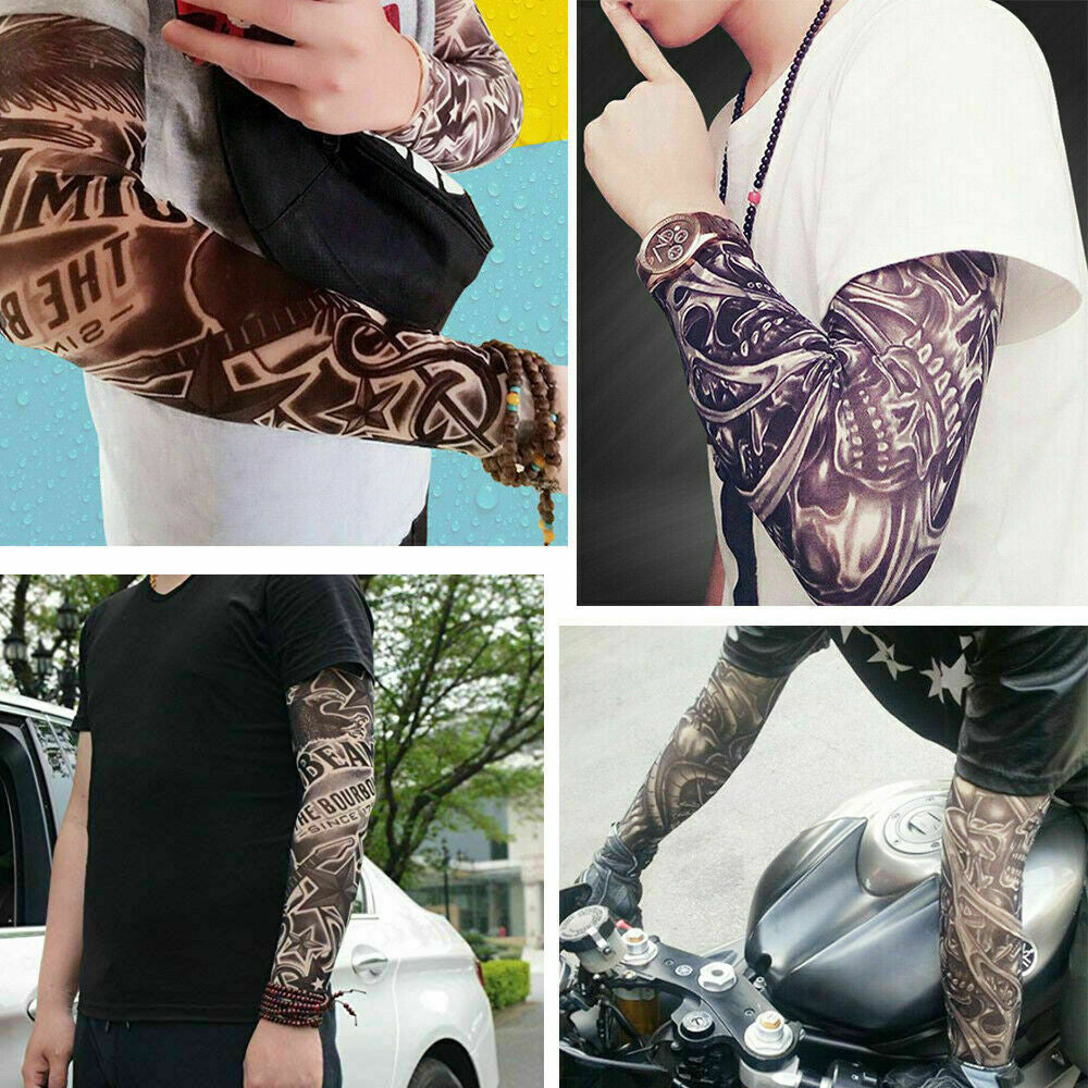 10 PCS Tattoo Cooling Arm Sleeves Cover All Black