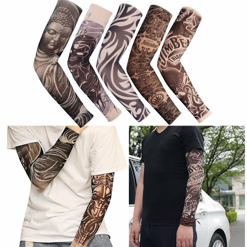 10 PCS Tattoo Cooling Arm Sleeves Cover All Black