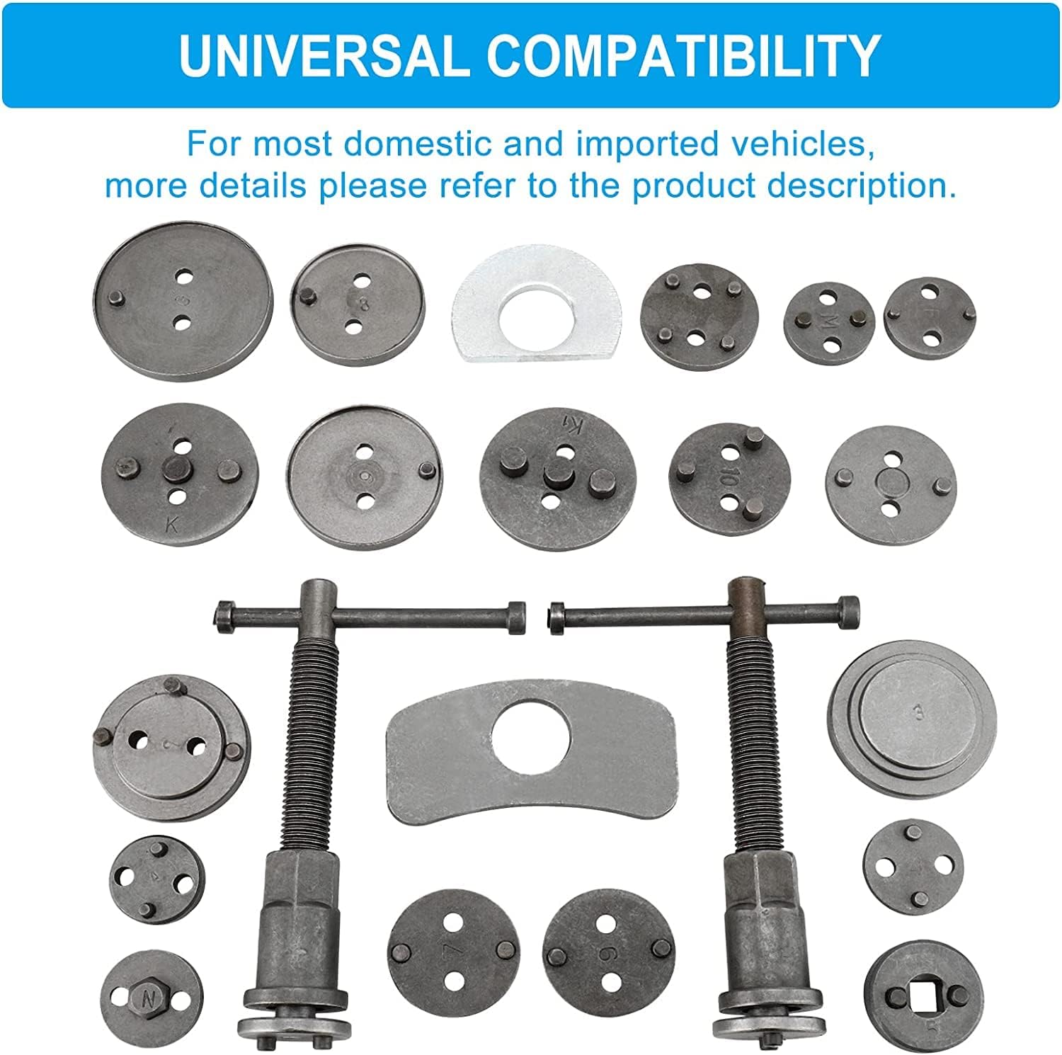 Disc Brake Caliper Compressor Wind Back Tool 24Pc B