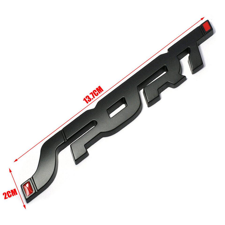 Car Metal 3D SPORT Logo Emblem Badge Sticker Trunk Bumper Decal Accessories