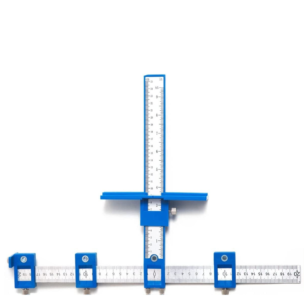 Cabinet Handle Jig with Automatic Center Punch Cabinet Jig for Handles and Pulls on Drawers/Cabinets