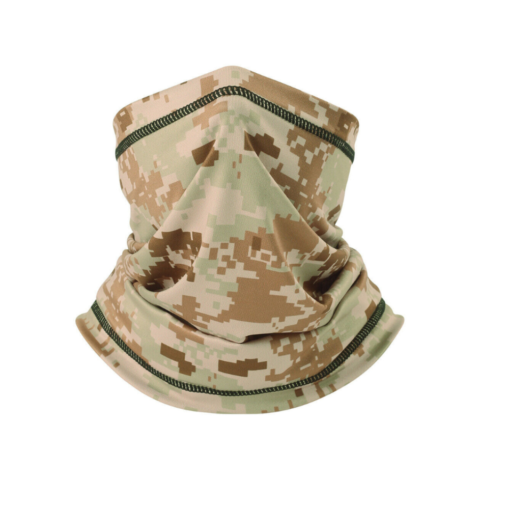 Tactical Camo Neck Breathable Gaiter for Face Mask Balaclava 