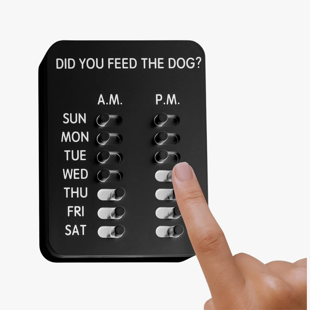 Pet Feeding Reminder, Magnetic Sliders Wall-Mount