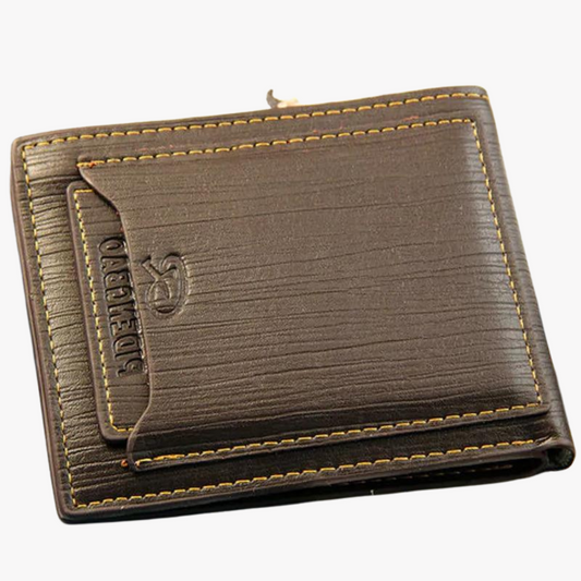 Bifold Leather Wallet ID Credit Card Holder Billfold Purse Clutch