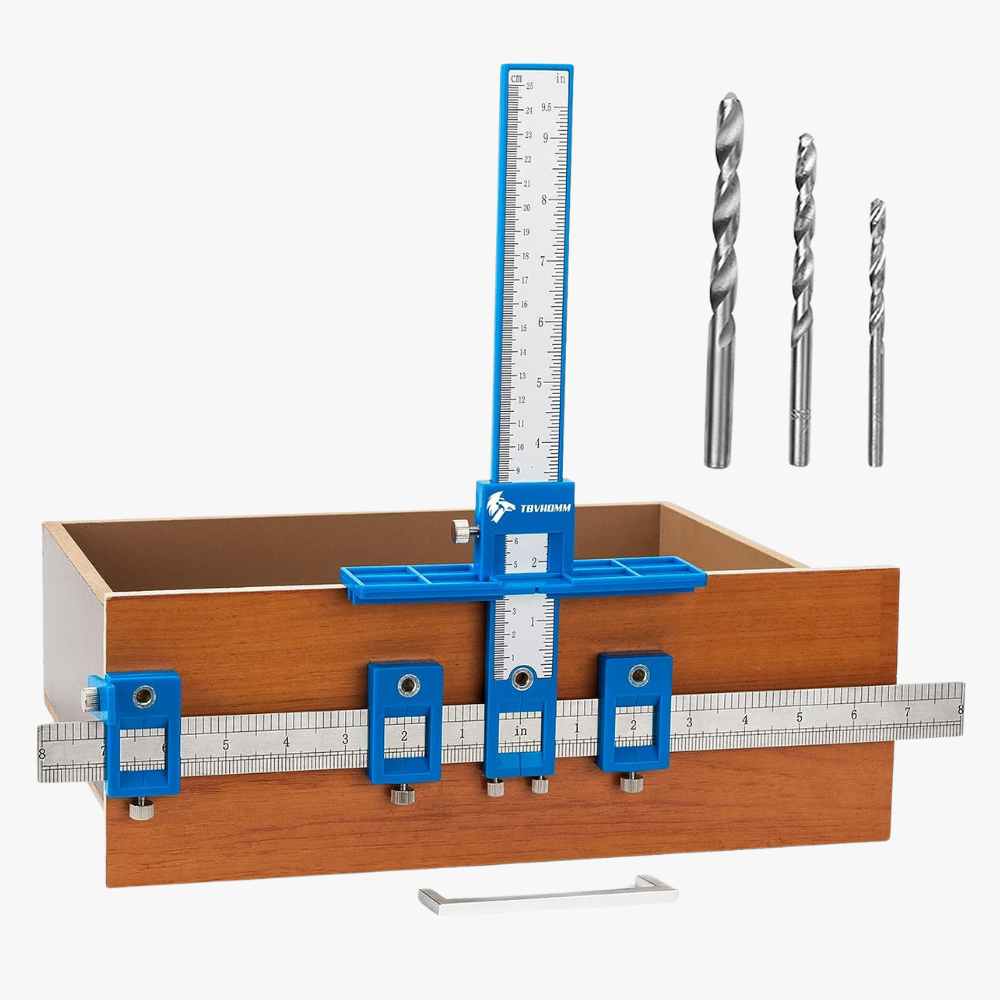 Cabinet Hardware Jig Guide for Installation of Handles Knobs on Doors and Drawer, Cabinet Template Tool for Handles and Pulls