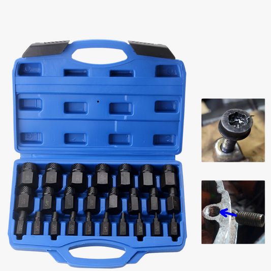 Stripped Bolt Extractor Impact Socket Set 25 PCS Damaged Bolt Remover Easy Out