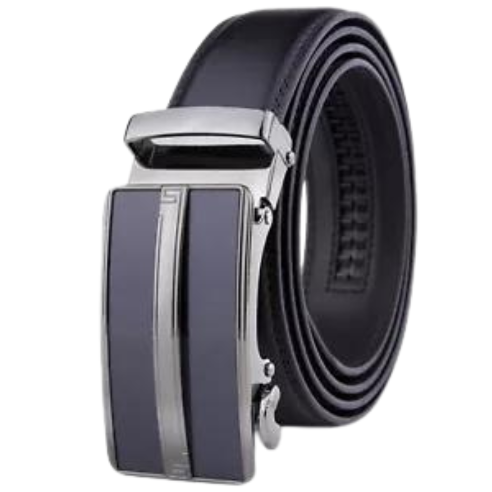 Microfiber Leather Mens Ratchet Belt Belts for Men Adjustable Automatic Buckle