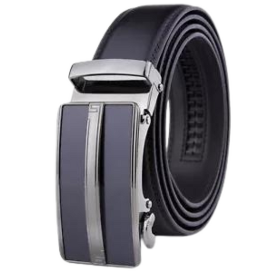 Microfiber Leather Mens Ratchet Belt Belts for Men Adjustable Automatic Buckle