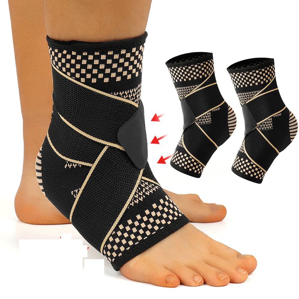 Ankle Foot Sleeves  Adjustable Wrap Foot Sleeves  for Sports Outdoor Sports
