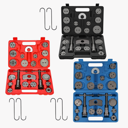 27Pc - Portable Tools for Brake Rear Wind Back Tool Kit Car Truck Break Disc Tool Set GG