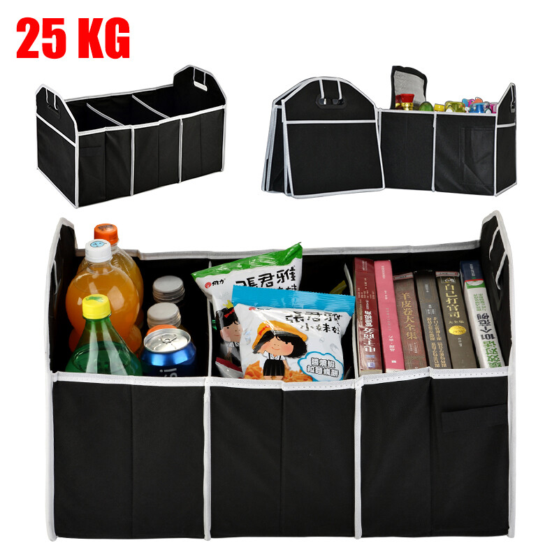 Trunk Cargo Organizer Collapsible Folding Storage Box Truck Car Auto SUV Bin Bag