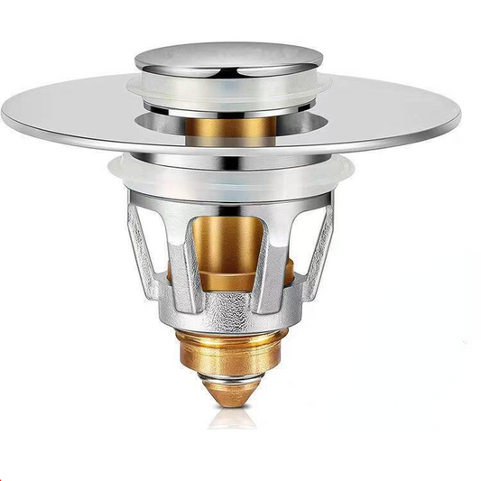 2 in 1 Drain Magic Universal Sink Stopper, Instantly Replace Broken Stoppers USA