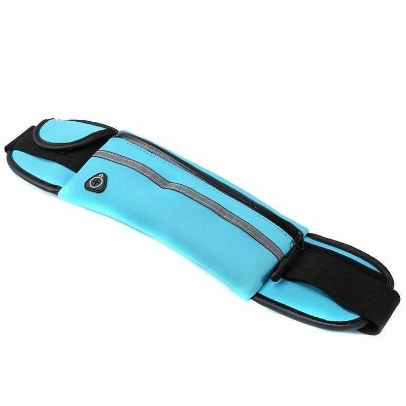 Waterproof Running Bum Bag Fanny Pack Travel Waist Money Belt Zip Hiking Pouch Wallet 