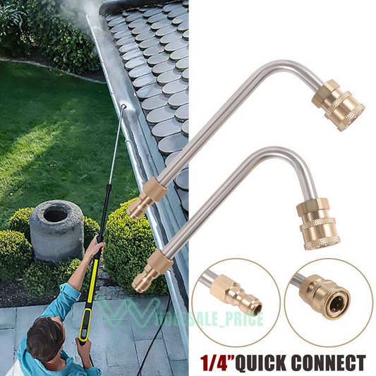 Washer Extension Gutter Rod Cleaner Wand Attachment Accessory High Pressure Rod