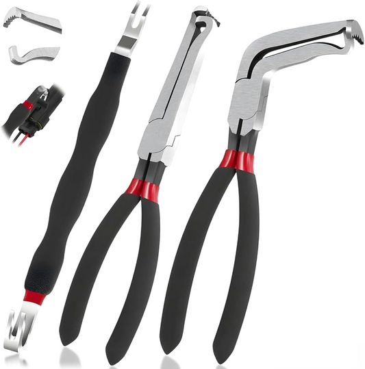 3Pc Electrical Disconnect Pliers 60 Degree Electrical Connector Separator Wiring