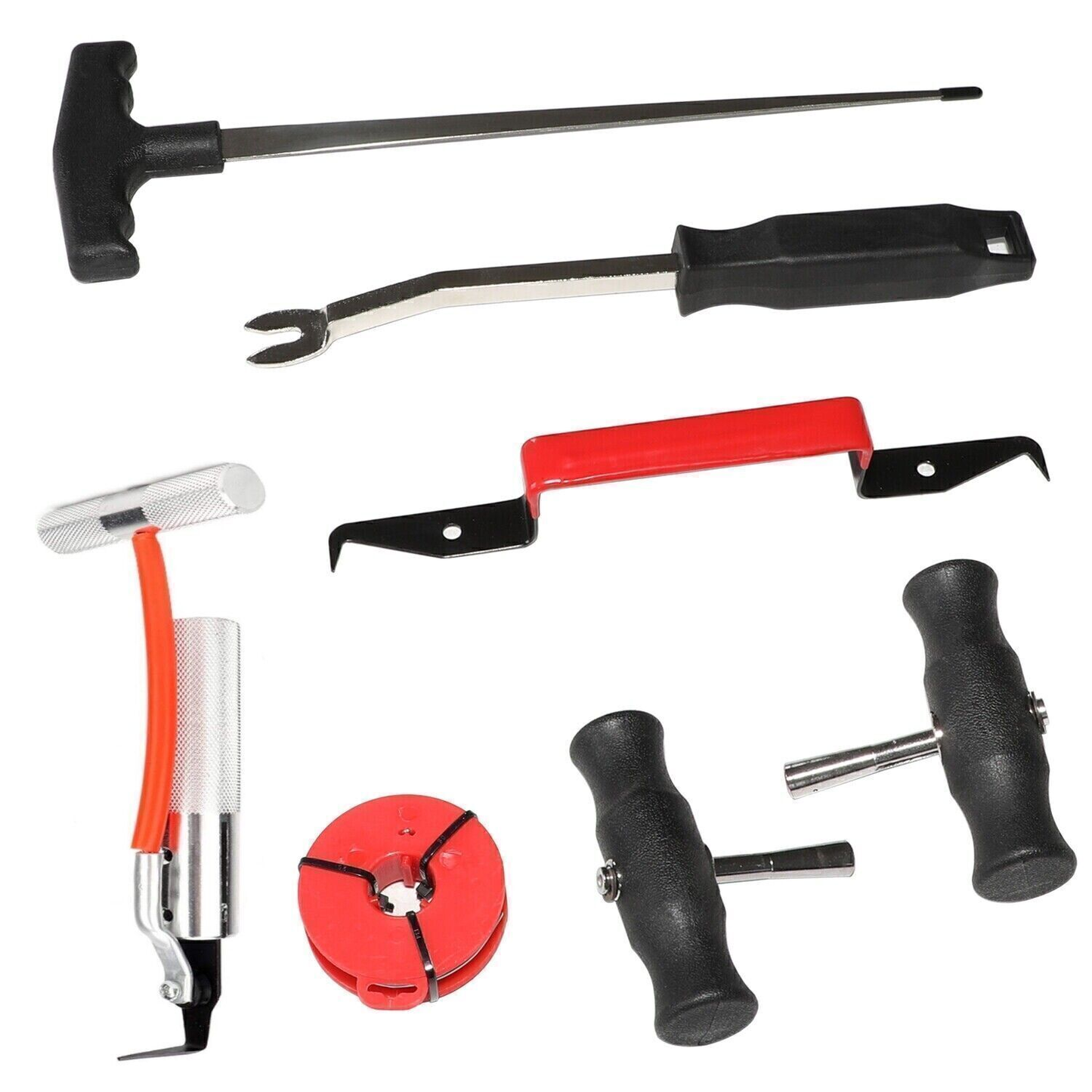 7-Piece Windshield Removal Tool Kit – Universal Auto Glass Remover Set