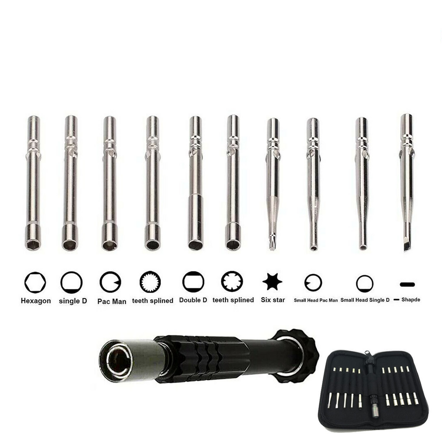10 Pcs Carburetor Adjustment Tool Screwdriver Kit for Common 2 Cycle Carburator