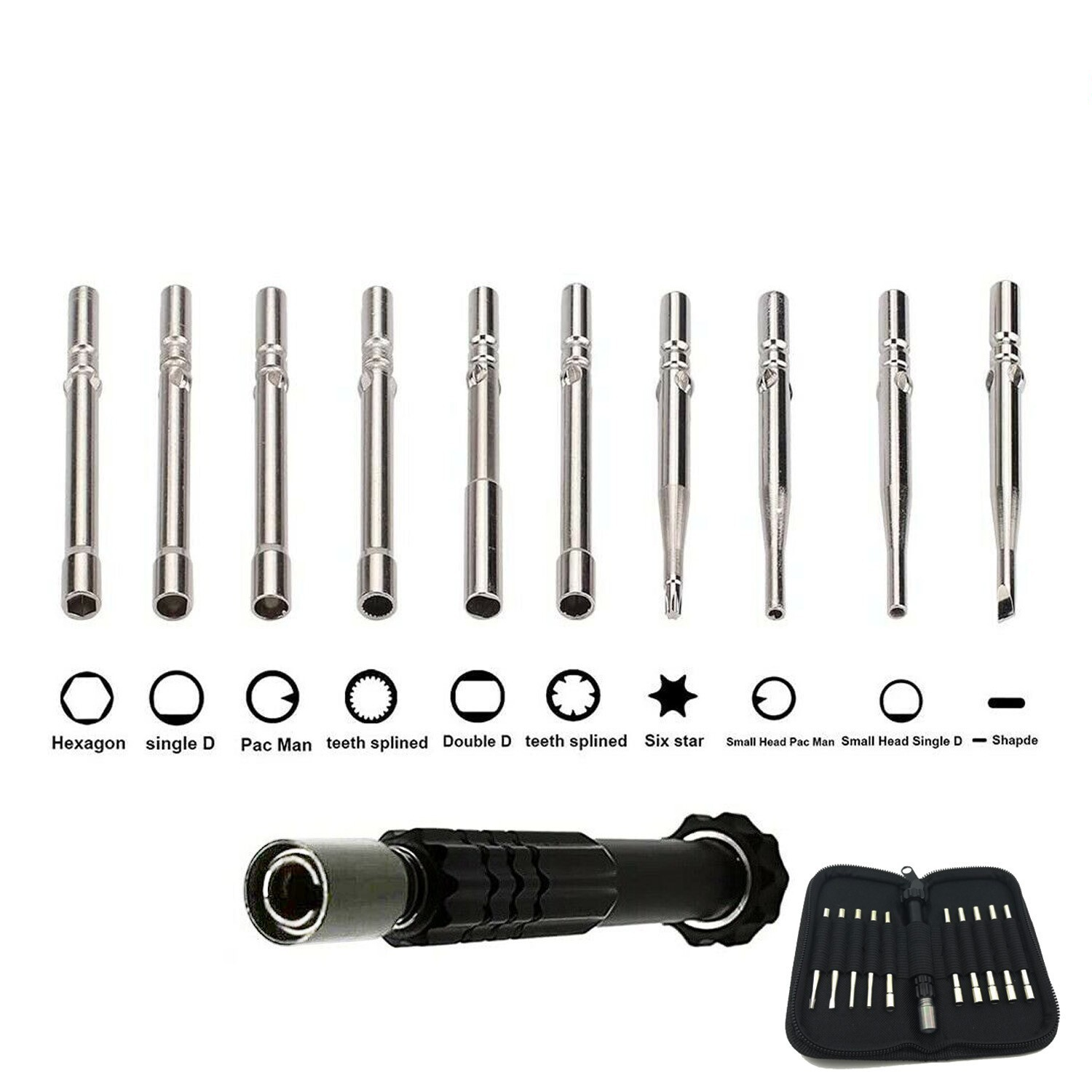 10 Pcs Carburetor Adjustment Tool Screwdriver Kit for Common 2 Cycle Carburator