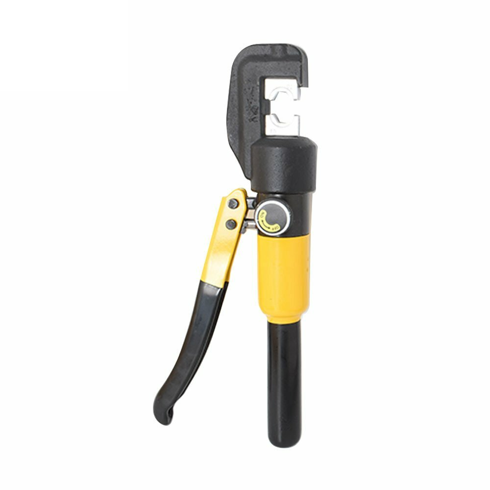 10 Ton Hydraulic Crimper Crimping Tool Wire Battery Cable Lug Terminal W/ 8 Dies