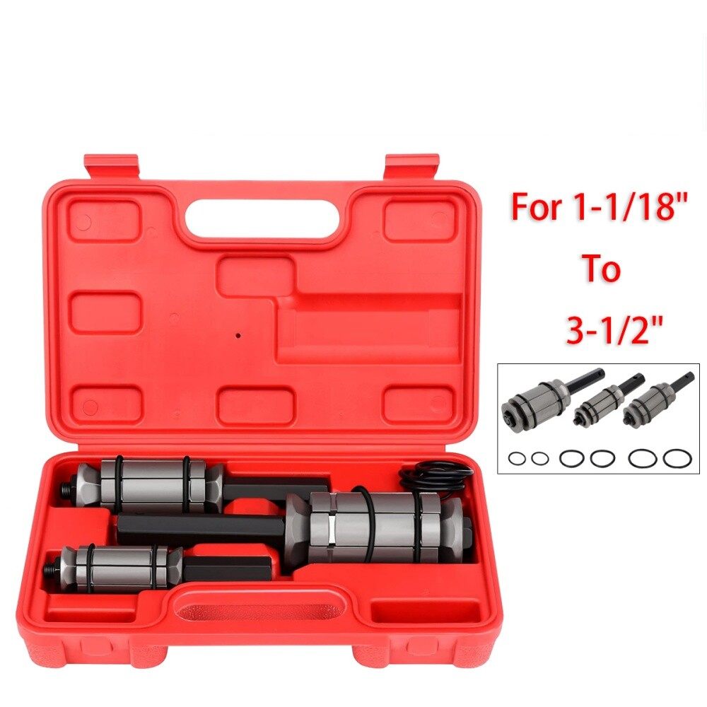 3-Piece Tail Pipe Expander Set – High Strength Steel Exhaust Pipe Expander Kit with Storage Case