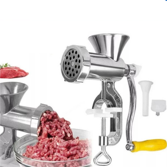 Heavy-Duty Meat Grinder Stuffer Manual Sausage Filler Sauce Maker Machine