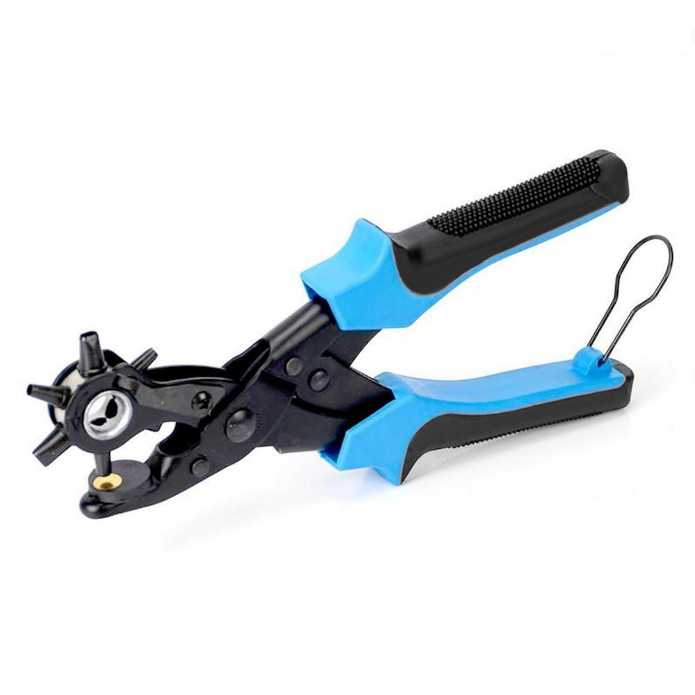 Heavy Duty Leather Hole Punch Tool Multi Size Plier for Belt Collar Strap Fabric