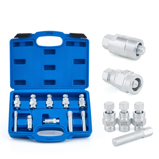 10-Piece Universal Motorcycle & ATV Flywheel Puller Set with Storage Case