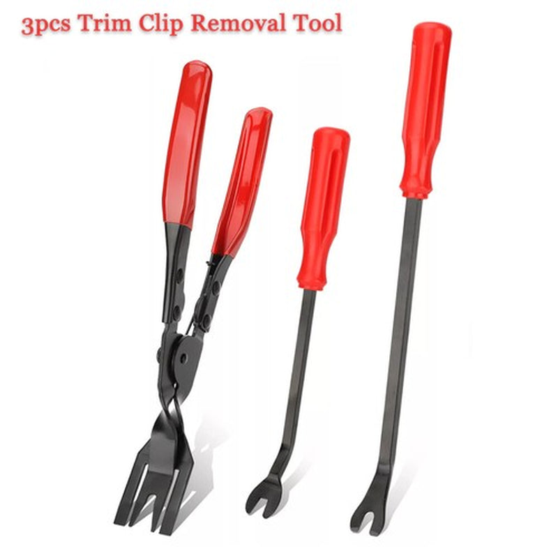 3PCS Auto Trim Clip Remover Tool Removal Pliers Fastener Door Panel Retainer New