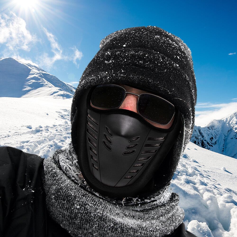 Winter Balaclava Ski Full Face Mask Windproof Fleece Neck Warm for Cold Weather