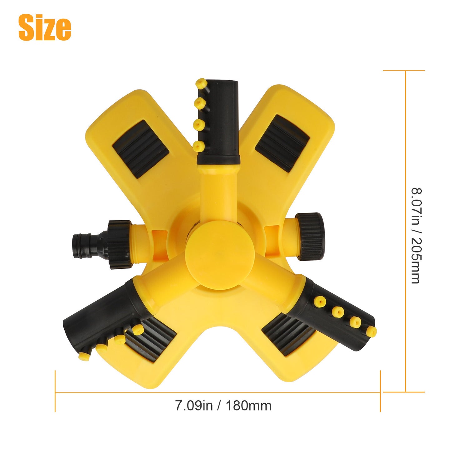 360° Automatic Rotating Lawn Sprinkler – 2 Spray Modes, Wide Coverage, Garden & Lawn Irrigation