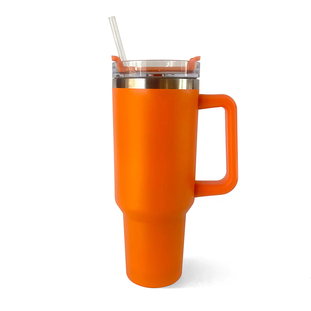 40 Oz Tumbler Stainless Steel Vacuum Insulated Tumbler with Lid and Straw Gift
