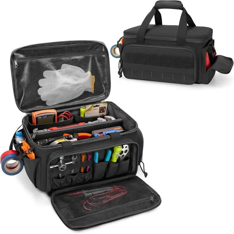 14"Durable Heavy Duty Durable Portable Tool Storage Bag Organizer,Larg