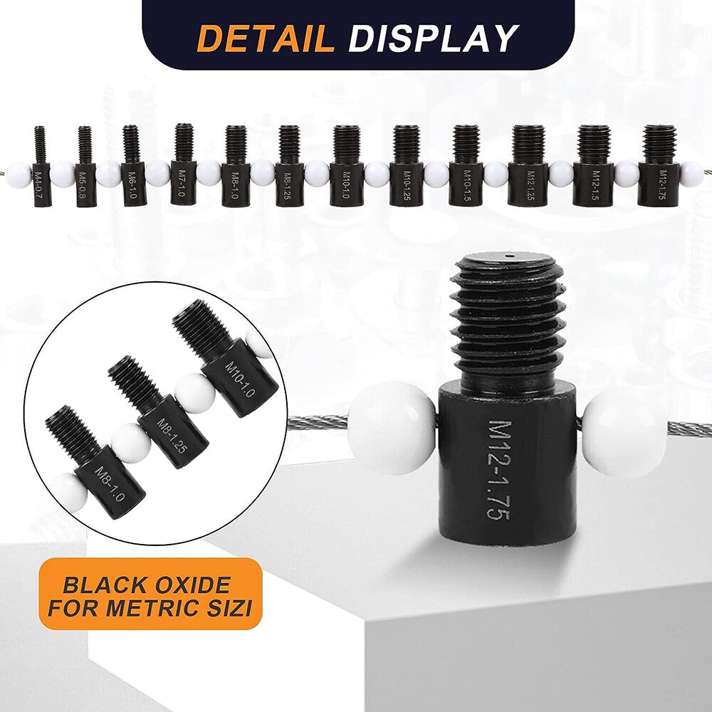 Nut and Bolt Thread Checker (Inch & Metric)- 26 Male/Female -14 Inch & 12 Metric