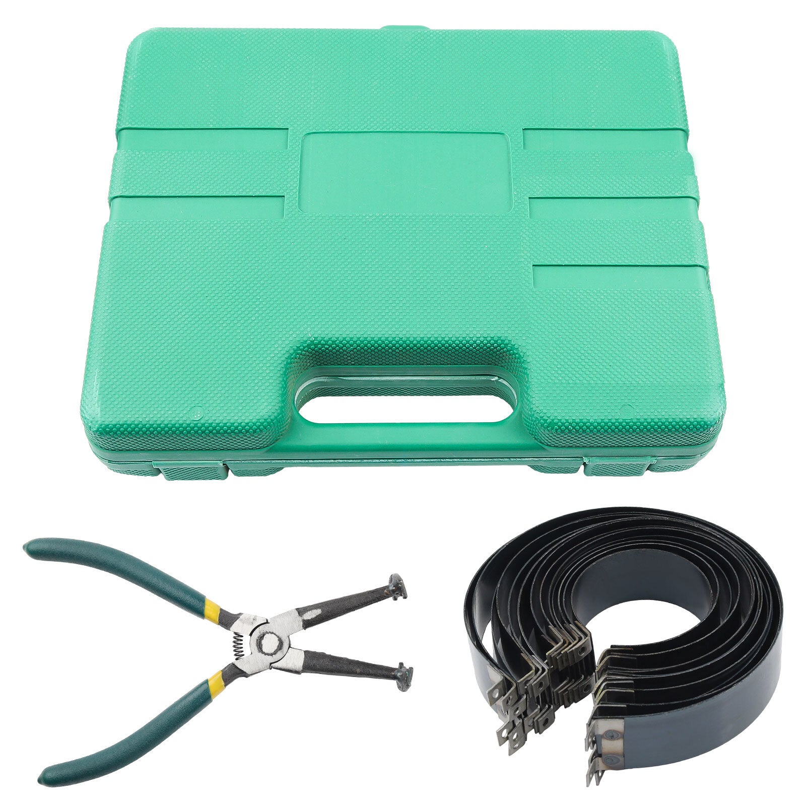 Motorcycle Ring Compressor Cylinder Installer Tool Kit with Plier&14 Band