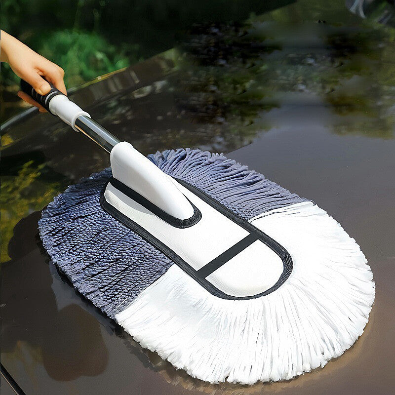 3PCS Microfiber Car Duster Cleaning Brush Exterior Anti-Scratch with Extendable
