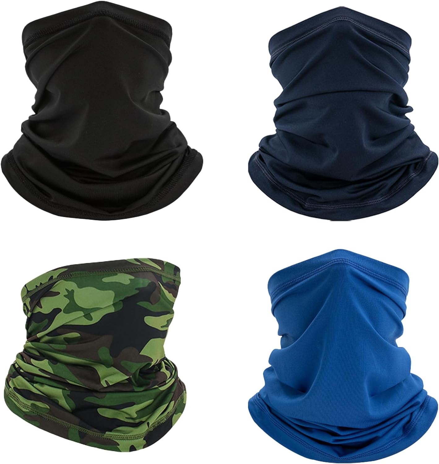 Neck Gaiter Face Mask Sun Cooling Scarf Balaclava Bandana Cover for Men Women