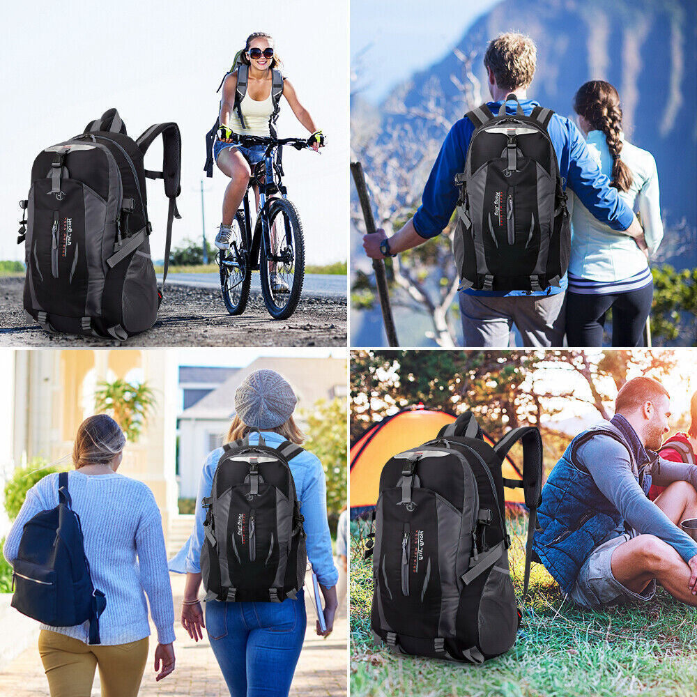 36L Nylon Travel Backpack Waterproof Outdoor Rucksack Men Camping Hiking Bag 