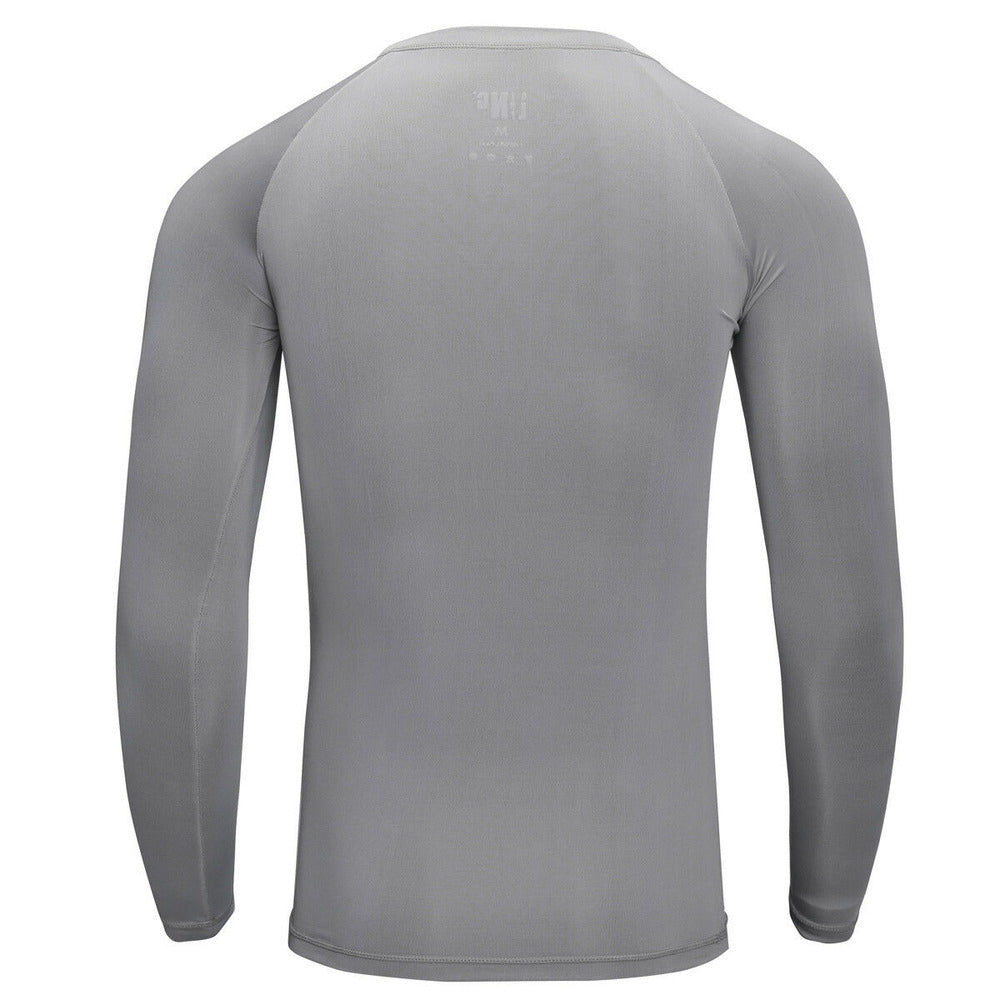 Mens Longsleeve Armour Base Layer Top Full Sleeve Gym Sports Shirt 