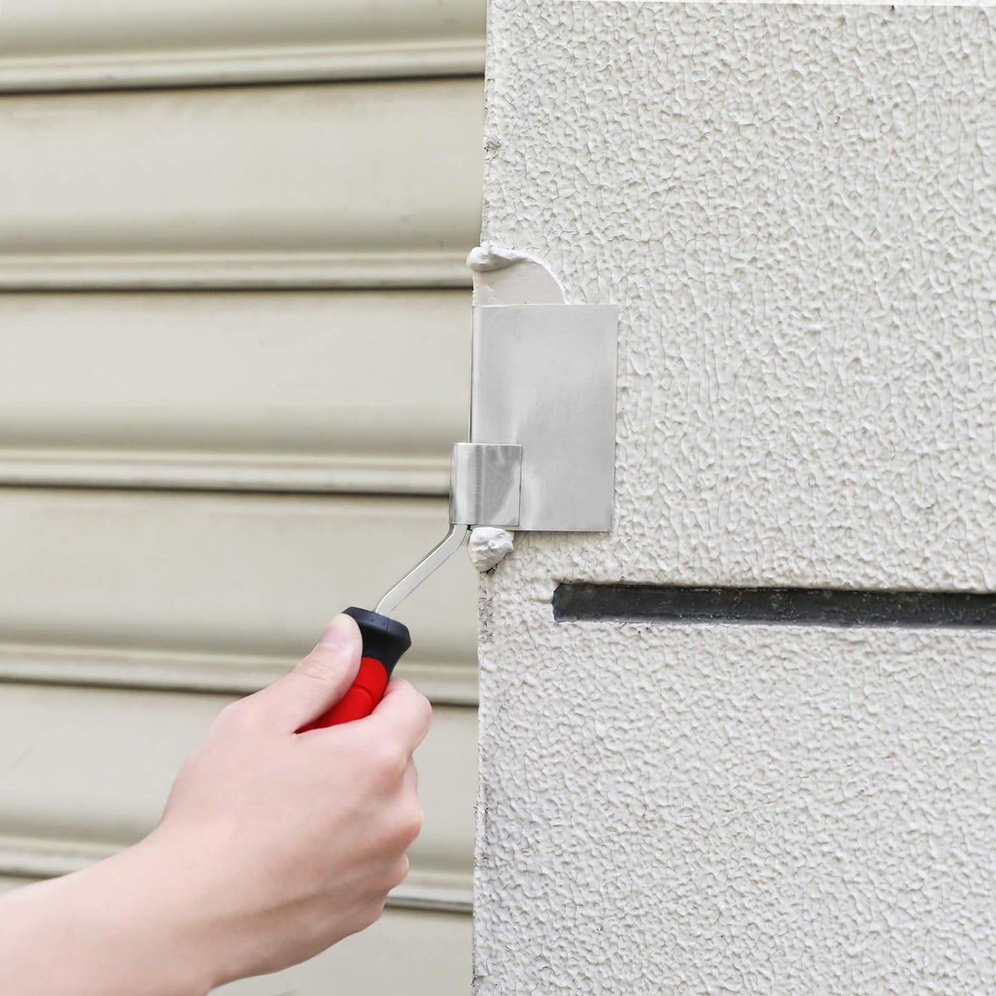 2 Piece Drywall Corner Tool Set 5'' Outside Corner Knife & 3-1/2'' Inside Corner Knife with Soft Grip Handle