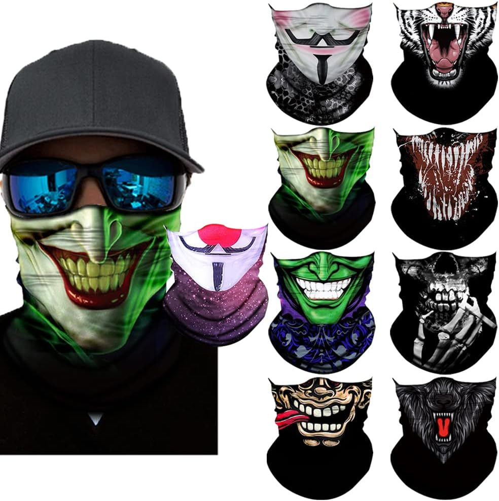 Neck Gaiter Mask Bandana Gator Face Cover Mask Sun UV Protection Balaclava,Tube Face Scarf,Headband for outdoor